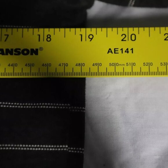 Lacoste Polo Shirt Mens 5 Black Striped Preppy Long Sleeve Alligator Embroidery - Picture 7 of 9